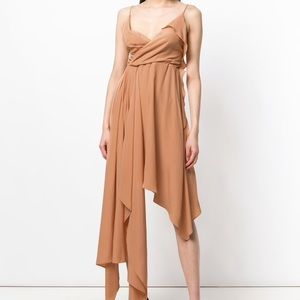 Off-White Virgil Abloh Asymmetric Hem Dress